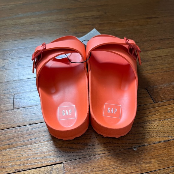 Bright Orange Rubber Pool Slides - Picture 2 of 8